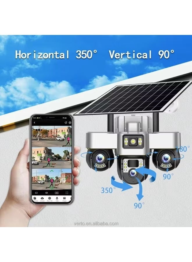 ELTRAZONE Outdoor Solar Security Camera, 1080p HD Waterproof IP Camera with Motion Detection, Night Vision, WiFi Remote Access, Wired/Wireless CCTV System for Home, Office and Business - Image 5